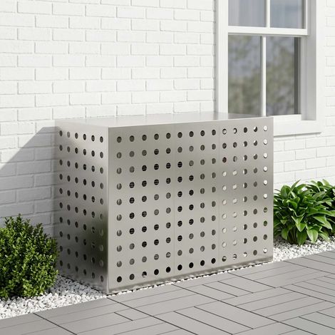 vidaXL Funda para Aire Acondicionado Plateado 110 x 50 x 80 cm (1/5)