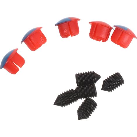 Cache Trou pour Évier et Robinet 5 Pièces Rouge (1/5)