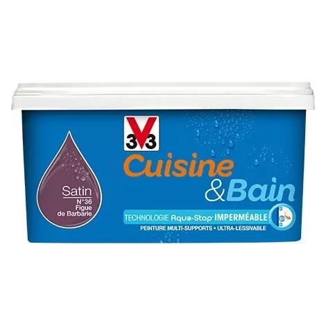 Peinture Cuisine & Bain V33 Figue de barbarie n°36 2 L (1/2)