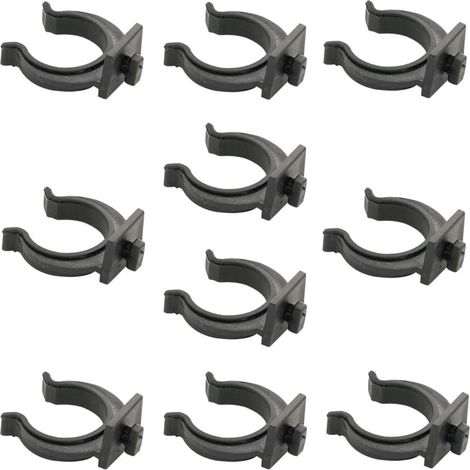 10 clips de fijación de bayoneta para zócalos de muebles de cocina, tubo de 28 mm de diámetro, pata de baño