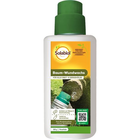 Solabiol – Mastic cicatrisant pour arbres – Fermeture des plaies et greffage, 300 g (1/5)