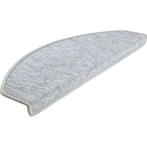 Maison Exclusive - Stufenmatten 30 Stk. 65x24x4 cm Hellgrau Halbr