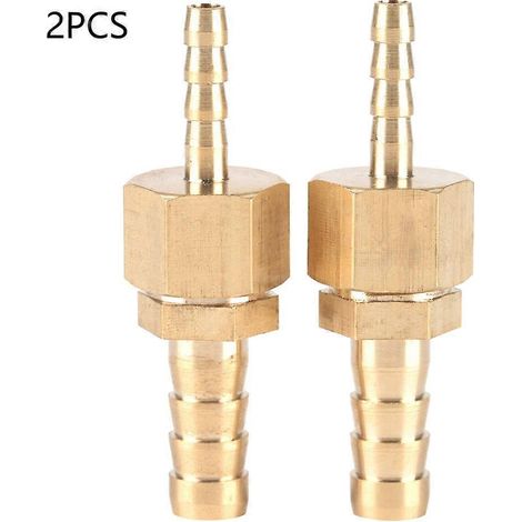 Stück 4–6 mm Messing-Schlauchanschluss-Reduzierstück-Stecker