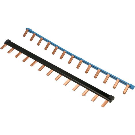 ABB – Peigne électrique 190161 – 13 modules – Raccordement rapide – Pour installations professionnelles – Compatible avec SN201 (N + P + Capot) (1/6)