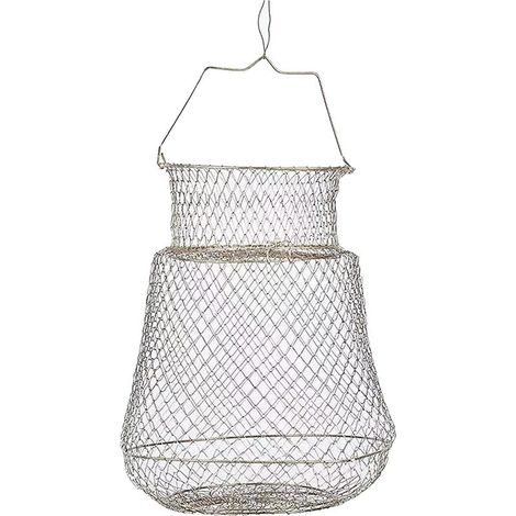 AGE Cage à poisson portable pliable cage à poisson filet de pêche crabe homard anguille hareng 3858CM (1/5)