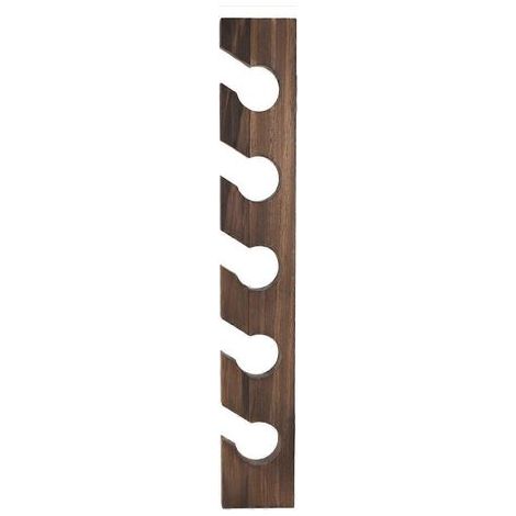 Porte-chapeaux en bois avec étagère, imitation noyer (1/5)