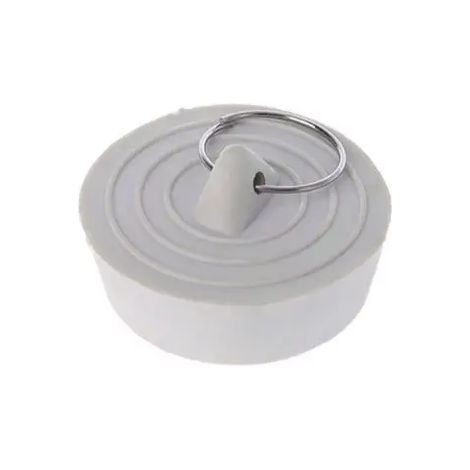 -2Rubber Sink Drain Stopper Plug With Hanging Ring For Bathtub Kitchen Bathroom (1/4)