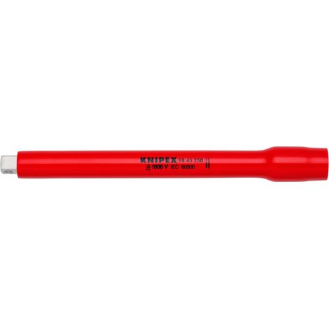 KNIPEX 98 45 250 Rallonge avec carré femelle/mâle 1/2" 250 mm