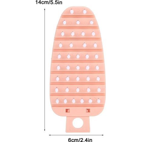 BelleRise – Karotten-Gemüsebürste – Flexibel (PP+PE) – Spielküche – Rosa (1/5)