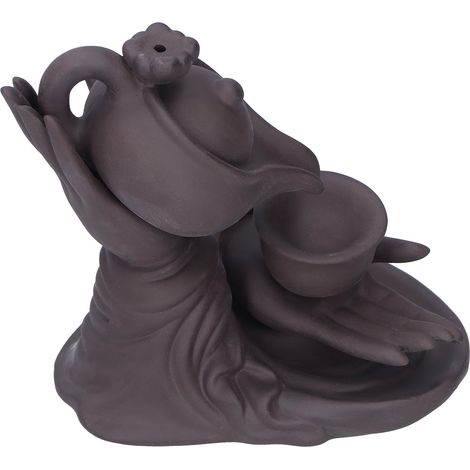 Buddha-Hand-Rückfluss-Räuchergefäß, Feng-Shui-Dekoration und Räucherhalter (1/5)