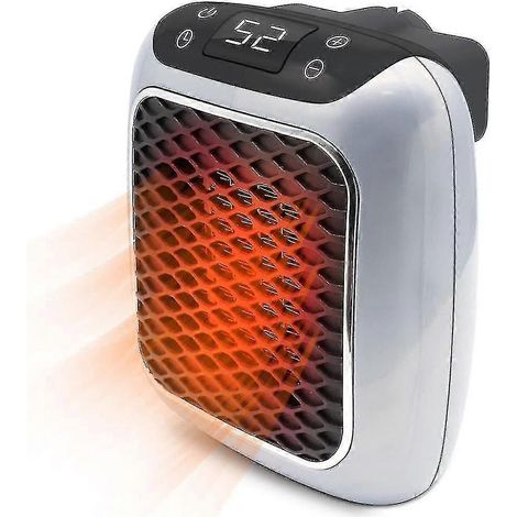 Mini radiateur soufflant, prise chauffante, radiateur soufflant, 800 W, télécommande, prise australienne (1/5)