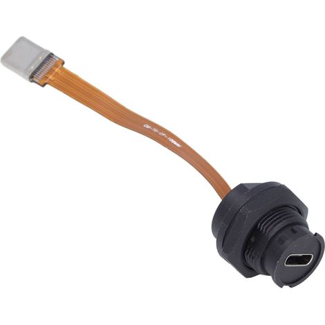 Panneau connecteur Type C E10 étanche à boucle verrouillage FPC mâle femelle prise Type C avec câble 0.1m 30V (1/5)