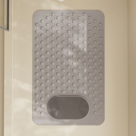 Rutschfeste Matte für Badezimmer, Badematte, Massagematte für Badezimmer, mit rutschfesten Saugnäpfen, 50 x 80 cm (1/5)