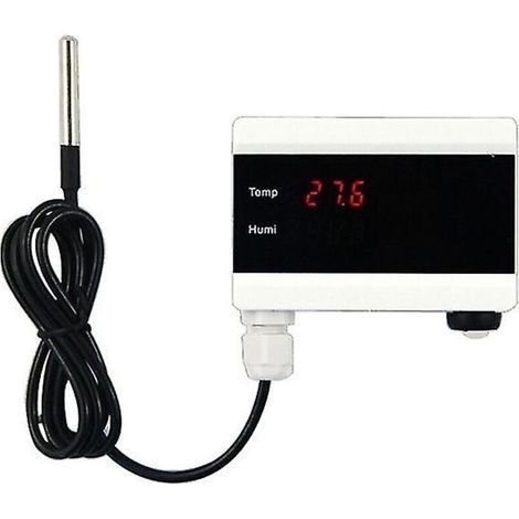 Capteur de température Wi-Fi Tuya. Détecteur de température. Application Smart Life. Alarme. Contrôle du thermostat pour la maison. (1/5)