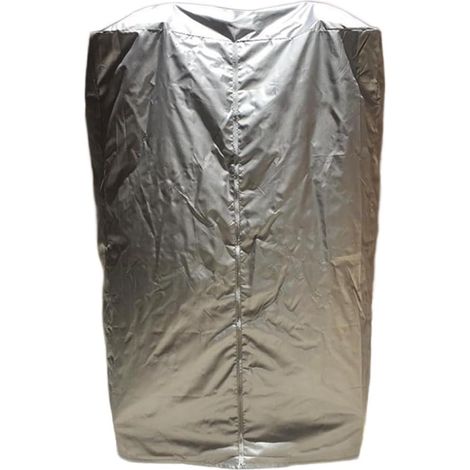 Housse de Protection Imperméable 210D pour Équipement de Sport, Anti-Poussière avec Fermeture Éclair et, 110x95x160cm, Intérieur Extérieur(117 97 168cm Silver) (1/5)