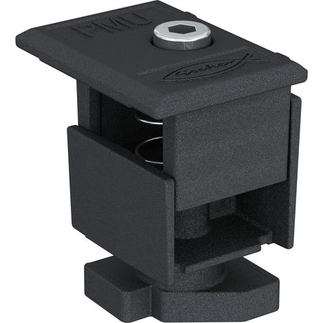 fischer Universal-Endklemme PM U AL 30-50 schwarz Aluminium 10 Stk (1/3)