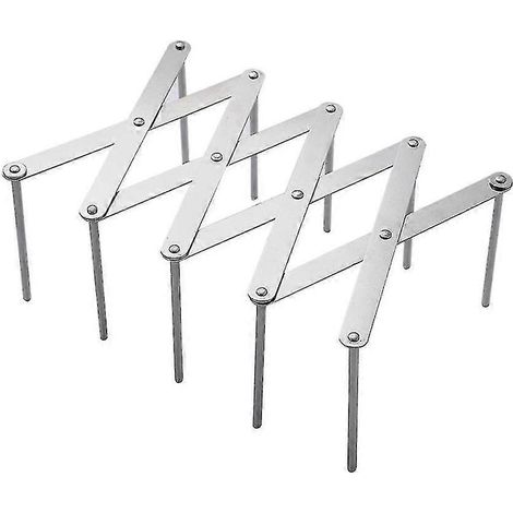Lot de 3 supports de couvercle en acier inoxydable, longueur réglable, support de couvercle pour tiroir.