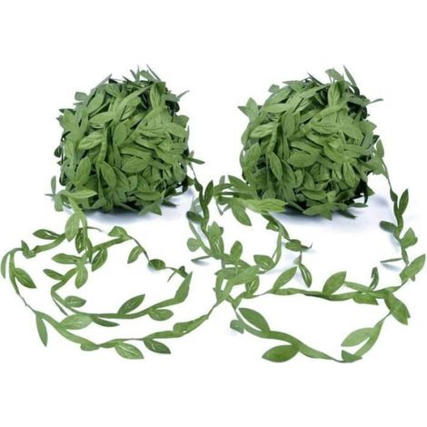 Vignes Artificielles - - 2 Rouleaux - 40m - Tissu - Vert (1/5)