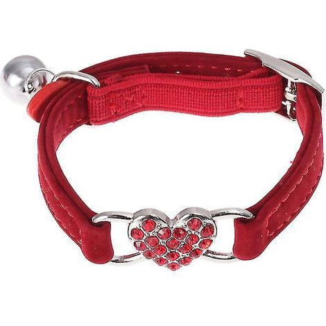 Collier pour chat ou chiot avec strass (1 pièce) (1/3)