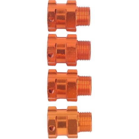 adaptateurs hexagonaux pour roues RC, moyeux hexagonaux en alliage d'aluminium de 17 mm, pour voiture RC ZD Racing 07 1/7 (1/5)