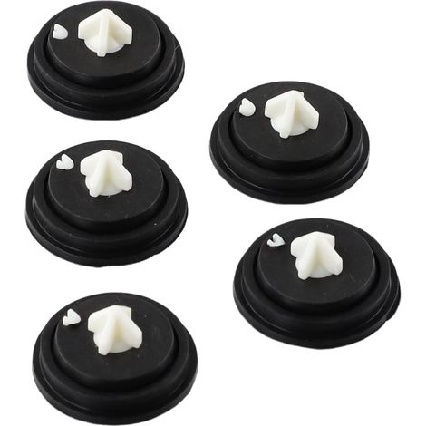 Lot de 5 joints diaphragme - Caoutchouc robuste - Pour vannes d'entrée Siamp - Remplacement facile - Réservoirs sanitaires - 28 mm (1/5)