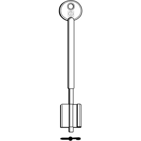 SILCA 5R6 CHIAVE DOPPIA MAPPA OTTONE Q.TA 5