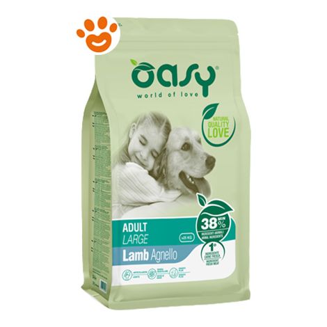 Oasy Dog Lifestage Adult Large Agnello - Oasy Dog Lifestage Adult Large Agnello - Sacco Da 3 Kg