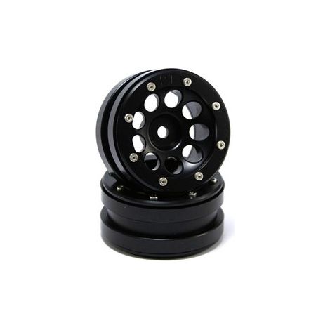 Beadlock Wheels PT- Ecohole Black/Black 1.9