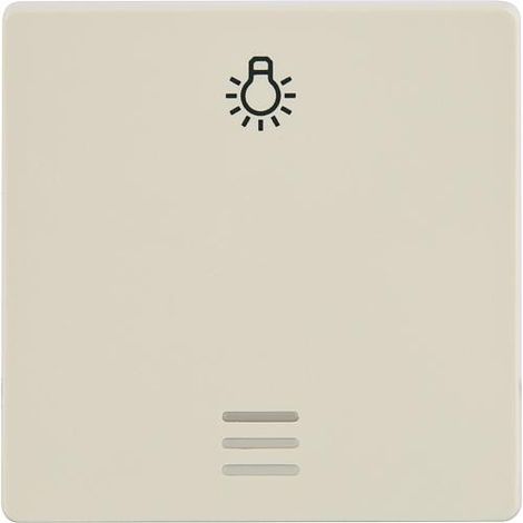 Interrupteur a bascule avec symbole lumiere et fentre, blanc electrique 55x55 mm, type de protectionIP20 /1pc
