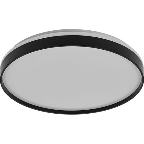 OSRAM ORBIS Gisela Plafonnier LED 485mm, 36W, 3000K blanc chaud, Noir, Métal avec anneau en plastique, IP20