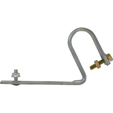 Accessoires de Gouttière Jardibric Étrier Métal pour Couverture Tuile Épaisse Éléments Horizontaux (1/2)