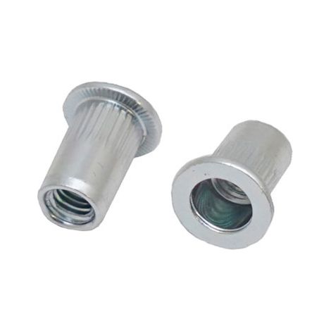 Rivet Acier Gris longueur 10.5mm diamètre 5.9mm M4 ( Prix pour Sachet de 100 )