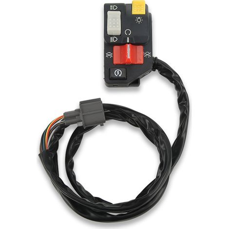 Commutateur Guidon ATV Phare Feu de Route/Croisement Bouton Arrêt Démarrage Remplacement pour TRX350FM TM Rancher 2000-2005 (1/5)