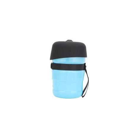 Bouteille d'Eau Pliable pour Animaux de Compagnie - JINFGERNE - Distributeur d'Eau Portable pour Chiens (Bleu) (1/5)