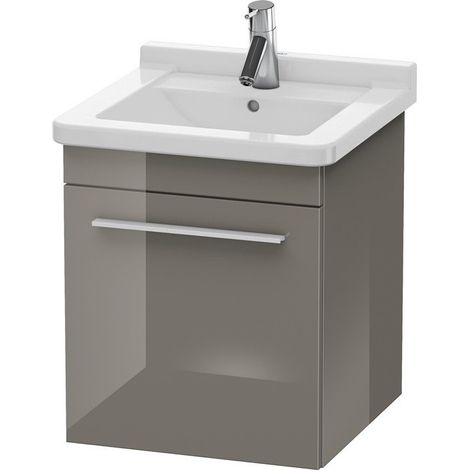 Mueble bajo lavabo X-LARGE 443x440x510mm apertura derecha franela gris brillante