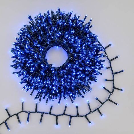 Guirlande Boa 20M 1000 LEDS bleues 8 programmes IP44 Lotti (1/5)