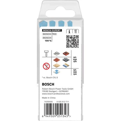 Broca Bosch hex-9 multi materiales extracción de polvo optimizada