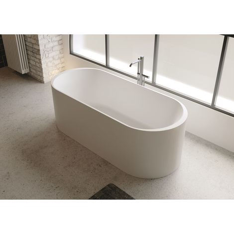 RIHO Valor bañera exenta, 170x72x55cm, 288 litros, acabado blanco (1/5)