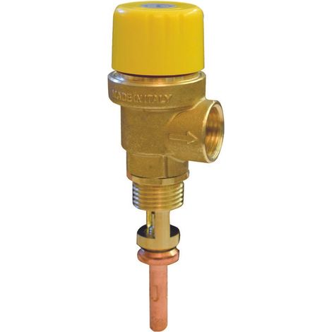 Temperatur- und Drucksicherheitsmembranventil für Solar Temperatur-/Drucksicherheitsventil 1/2" 6bar-100°c Solar