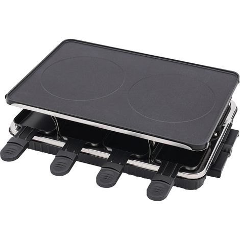 Gril Électrique, Revêtement Antiadhésif, Design de Table, Noir (1/2)