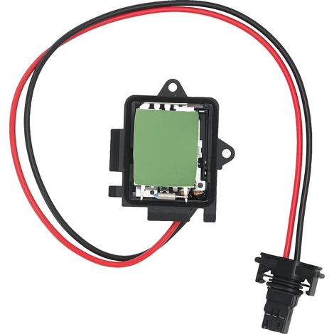 Resistenza del motore del ventilatore, in plastica, 10,4 x 8,6 x 3,2 cm, compatibile con Opel/Vauxhall Vivaro 2.0 CDTi 2006-2014, 12V, regola la velocità del motore del ventilatore. (1/5)