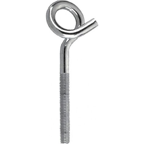 ANELLO CON GANCIO FILET. METRICO M10X140 ZINC KG.1