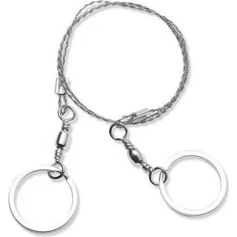 Wilderness survival equipment: hand wire saw, chainsaw, rope saw, wire saw, rescue saw, outdoor survival equipment. (1/5)