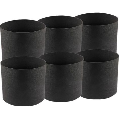 Lot de 6 sacs de plantation, 3,8 l, avec tuteur, en tissu, pot à tomates, fraises, panier de plantation (1 gallon) (1/5)
