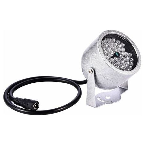 Pair - SJLERST IR Projecteur 48-LED IR Infrarouge Vision Nocturne Illuminateur Caméra de Sécurité IR Infrarouge Vision Nocturne (1/5)
