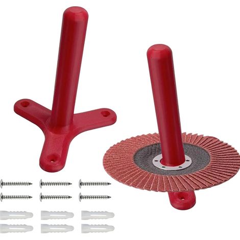 Support de disque pour meuleuse d'angle 2 pièces robuste à fixation murale (1/5)