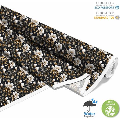 Dekorativer Outdoor-Stoff Oxford - Motiv Blumen I DX5396 (1/5)