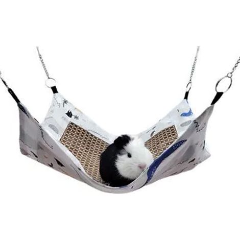 Hamac pour petits animaux, tapis rafraîchissant d'été pour Hamster, Cage, cochon d'inde, lapin, Chinchilla, rongeur, dinosaure (1/5)