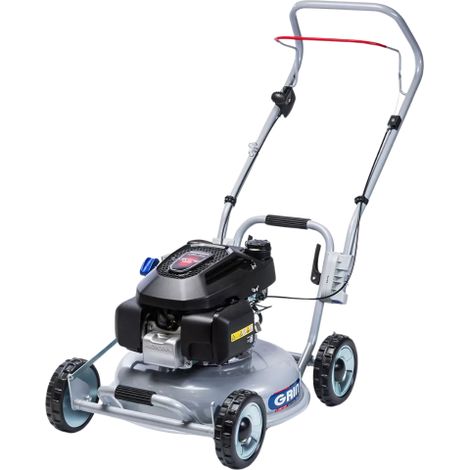 TAGLIAERBA TRAZIONATA A SCOPPIO GRIN HM 46 A MOTORE HONDA MULCHING