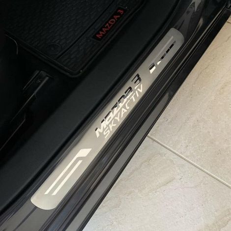 Accessoires automobiles : seuil de porte pour Mazda3 2008-2024, protection de seuil de porte, pièces automobiles ( ) (1/5)